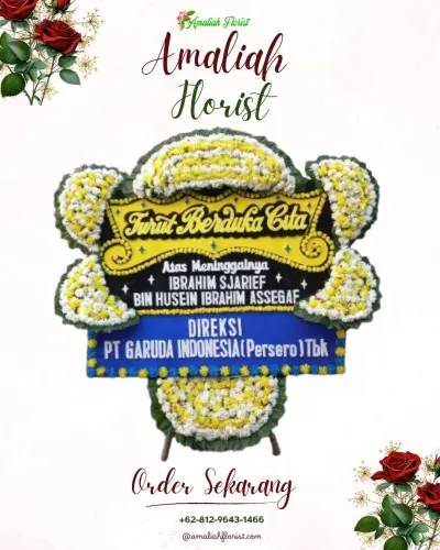 Papan Bunga Duka di Selemadeg